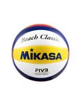 MIKASA Beach Classic Beach Volleyball Blau/Gelb/Rot 5