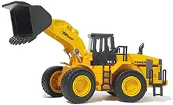 Top Race Diecast Heavy Metal Construction Toy Front Loader Tractor Model 1:40 Scale TR-213D (Front Loader)