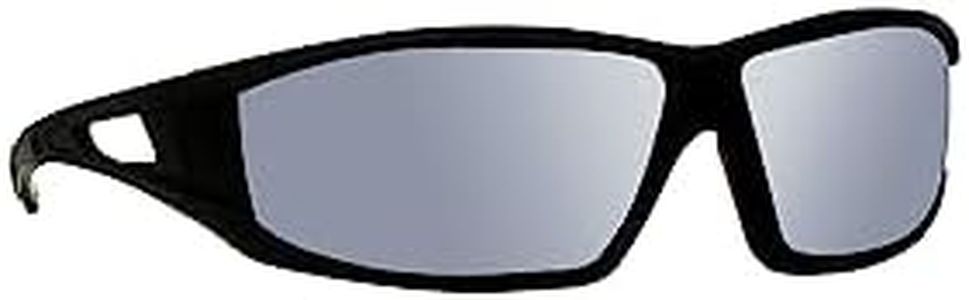 3M Safety Eyewear Silver Mirror, Black Frame Grey Accent, Anti-Fog & Scratch Resistant Lens