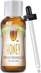 Good Essential Professional Honey Scented Fragrance Oil 30ml (1 fl oz) for Diffusers, Soaps, Lotions, Perfume, Soap & Candle Making