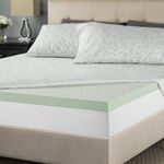 Zinus AZ-PRMF-2T 2 Inch Green Tea Memory Foam Mattress Topper, Twin