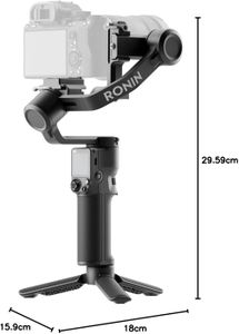 DJI RS 3 Mini 3-Axis Mirrorless Gimbal – Lightweight Stabilizer, 2kg Payload