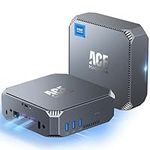 Mini PC, ACEMAGICIAN AK2 Plus Intel 12th Gen Alder Lake-N100(up to 3.4GHz) Mini Computer, 16GB DDR4 RAM 512GB SSD Mini Desktop Computer Support 4K HD/WiFi 5/BT4.2/Gigabit Ethernet for Home/Office