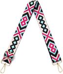 S&loyoe Purse Straps Replacement Crossbody Bag Strap Adjustable Wide Guitar Straps for Handbags 1.5inch (Diamond 01)