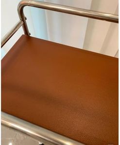 sofarefinish Self-Adhesive Leather Refinisher Cuttable Sofa Repair (Dark Brown, 13.5X47 in.)