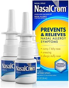 NasalCrom Nasal Spray Allergy Symptom Controller | 200 Sprays | .88 FL OZ (2 Pack)