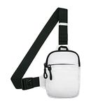 Long Keeper Small Sling Bag Chest Bag - Cross Body Shoulder Bag for Men Women Waterproof Phone Bag Crossbody Man Bag for Cycling Travel Outdoor Sports