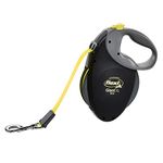 flexi Giant Extra Large Retractable Dog Leash Tape, 26-Feet/8m, Black/Neon