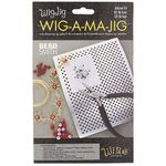 The Beadsmith, Wig Jig, Wig-A-Ma-Jig Deluxe, 4.5 x 5.5 inch Square jig, Includes 30 Metal pegs, Tool for Making Wire findings, Components and Jewelry Designs