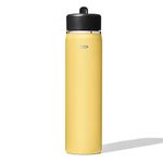 OXO Strive 24oz Wide Mouth Water Bottle with Straw Lid - Citrine