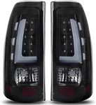 DWVO LED Tail Lights Assembly Compatible with 1999 2000 2001 2002 2003 2004 2005 2006 Chevy Silverado 1500 2500 & 99-02 GMC Sierra 1500 2500 3500 Pickup Truck Replacement Taillights Tail Lamps