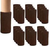 24 PCs Furniture Leg Socks - Coffee