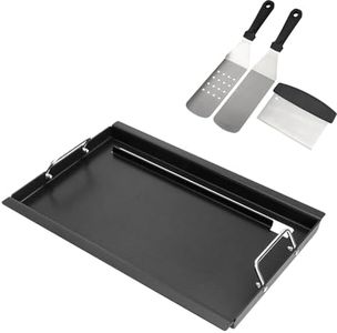 Full Size Griddle Insert with Spatula Set for Charbroil Performance 4 Burner 463352521 463365021 463354021 463365522, Flat Top Plate for Charbroil Grill Replacement Parts G426-0005-W1 G426-0004-W1