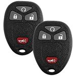 SaverRemotes Keyless Entry Remote for Chevy Silverado Traverse Equinox Avalanche | GMC Sierra | Pontiac Torrent | Saturn Outlook Vue Key Fob Replacement OUC60270 OUC60221