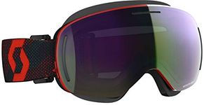 Scott LCG Evo Snow Cross Goggles (RED/Blue Nights/Enhancer Green Chrome Lens)