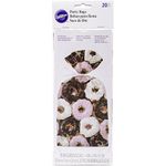 Wilton 1912-9921 20 Count Donut Pattern Party Bags, Assorted