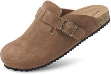 ZUSERIS Women's Cork Clogs Suede Le