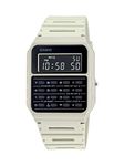 Casio Men's Vintage CA53W-1 Calculator Watch, Beige, Vintage