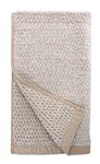 Everplush Diamond Jacquard Hand Towel Set, 4 x (16 x 30 in), Khaki, 4 Count