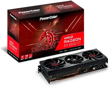 PowerColor Red Dragon AMD Radeon™ RX 6800 XT Gaming Graphics Card with 16GB GDDR6 Memory, Powered by AMD RDNA™ 2, Raytracing, PCI Express 4.0, HDMI 2.1, AMD Infinity Cache
