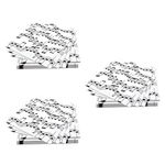 Beistle S58113AZ3 Musical Notes Luncheon Napkins 48 Piece, Paper, White/Black