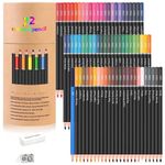 Wynhard Oil Colour Pencils Drawing Colour Pencils Colour Pencil Set Pencil Colours Colored Pencils Color Pencil Set for Coloring Book for Adults Kids Sketching Shading Beginners Pencil Coloring 72 Pcs