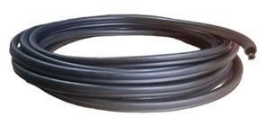 CENTRAL EXTRUSIONS 6 Meters Black Rubber UPVC Window and Door Seal for Draught Proofing