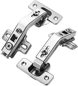 Chibery 2 Pack 1 Pairs 135° Lazy Susan Hinge, Full Overlay Concealed for Corner Kitchen Cabinet Replacement Hardware, Cupboard Folded, Folden Door