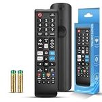 New Universal Samsung Tv Remote Control for All LCD LED HDTV 3D Curved Frame Solar TVs, Samsung Remote Controls For Smart Tv With Buttons, Netflix Prime Video Rakuten Tv Disney With 2xAAA Batteries