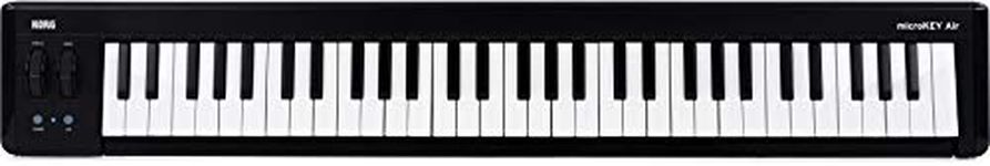 Korg - microKEY2-61AIR Bluetooth Wireless + USB MIDI Controller - 61 Key - Black