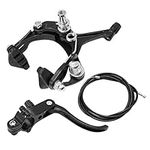 VIKKSAER Rear Bike Brake Kit Side Pull Brake Set Road Bicycle Caliper Brake Kit Includes Callipers Levers Cables Black