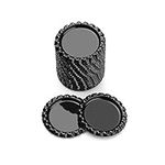 IGOGO Bottle Caps Decorative Bottle Cap for Hair Bows, DIY Pendants or Craft Scrapbooks Black by IGOGO