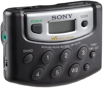 Sony SRF-M37W Walkman Digital Tuning Weather/FM/AM Stereo Radio (Black)