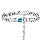 PROSTEEL Plus Size Ankle Bracelet Cuban Anklet Womens Stainless Steel Anklet