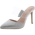 BCBGeneration Women's Harnie Mule, Silver, 10