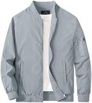 MAGCOMSEN Mens Bomber Jacket Lightw