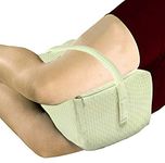 Kuber Industries Memory Foam Orthopaedic Knee Support Leg Rest Pillow for Side Sleepers, for Relief from Sciatica, Back Pain, Leg Pain, Pregnancy, Post Surgery, Hip & Joint Pain (Cream) - CTKTC45935