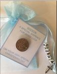 Personalised Lucky Sixpence GODSON GODDAUGTHER Christening Gift