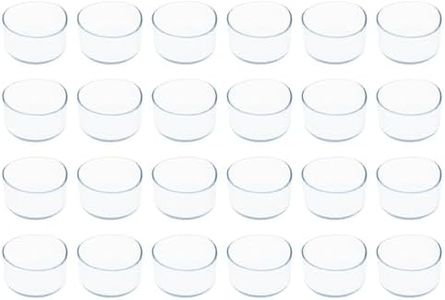 Round Chair Leg Caps,PVC Furniture Feet Covers,TTZEZE Transparent Round Floor Protectors,Clear Table Feet Covers Preventing Plastic Chair Leg Covers Scratches and Noise 60mm/2.36'', 24