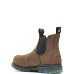 Wolverine Men's I-90 Waterproof Composite-Toe Romeo Slip-On Construction Boot, Sudan Brown, 8.5 Extra Wide US