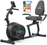 MERACH Recumbent Exercise Bike for Home with Smart Bluetooth and Exercise Bikes Exclusive App, LCD, Heart Rate Handle Stationary Bikes for Home, Magnetic Recumbent Bikes for Seniors Gym S08/S23