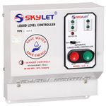 SKYLET Three Phase Fully Automatic Water Level Controller and Indicator with Magnetic Sensor (LLC -3 (METAL)) Warranty:18 Months