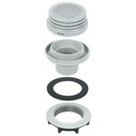 Aitruman 10746 Pool Threaded Filter Connector Kit for Intex Above Ground Swimming Pool Hose Connector Replacement ,Used to Filter Garbage and Large Impurities in The Water(4 Piece Set)