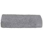 Silvon Premium Antibacterial Bath Towel for Acne Prone Skin-Silver Infused Smart Fabric - Luxury Bath Towel - No Odor and Acne-Causing Bacteria - Absorbent & Ultra Soft (Face, Grey)