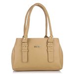 Fostelo Women's Vegan Leather Riverside Handbags Shoulder Hobo Bag Ladies Purse (Beige) (Large)