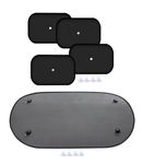 Auto Dean Car Side Window and Rear Window Sun Shades, Black (Universal) (Chipkoo and Dikky)