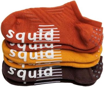 squid socks No Show Athletic Socks, Moisture Wicking X-L, Fall Fanatic Pack