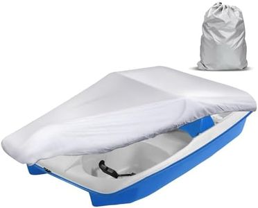 iCOVER Pedal Boat Cover, Fits 3 or 5 Person Pedal Boat Water Proof Heavy Duty Boat Cover, Grey