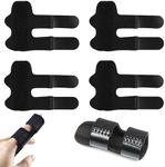 BEANPRECOY 4pcs Finger Splints Finger Support Brace Finger Joint Stabilizer Broken Protector and Straightening Arthritis Relief for Straightening Arthritis Fingers Broken and Strained Arthritis