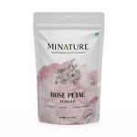 Organic Rose Petal Powder, Chemical Free 100% Natural, Antiageing Cooling, for Skin Care, Facial Mask, 227g, 1/2lbs, 8oz